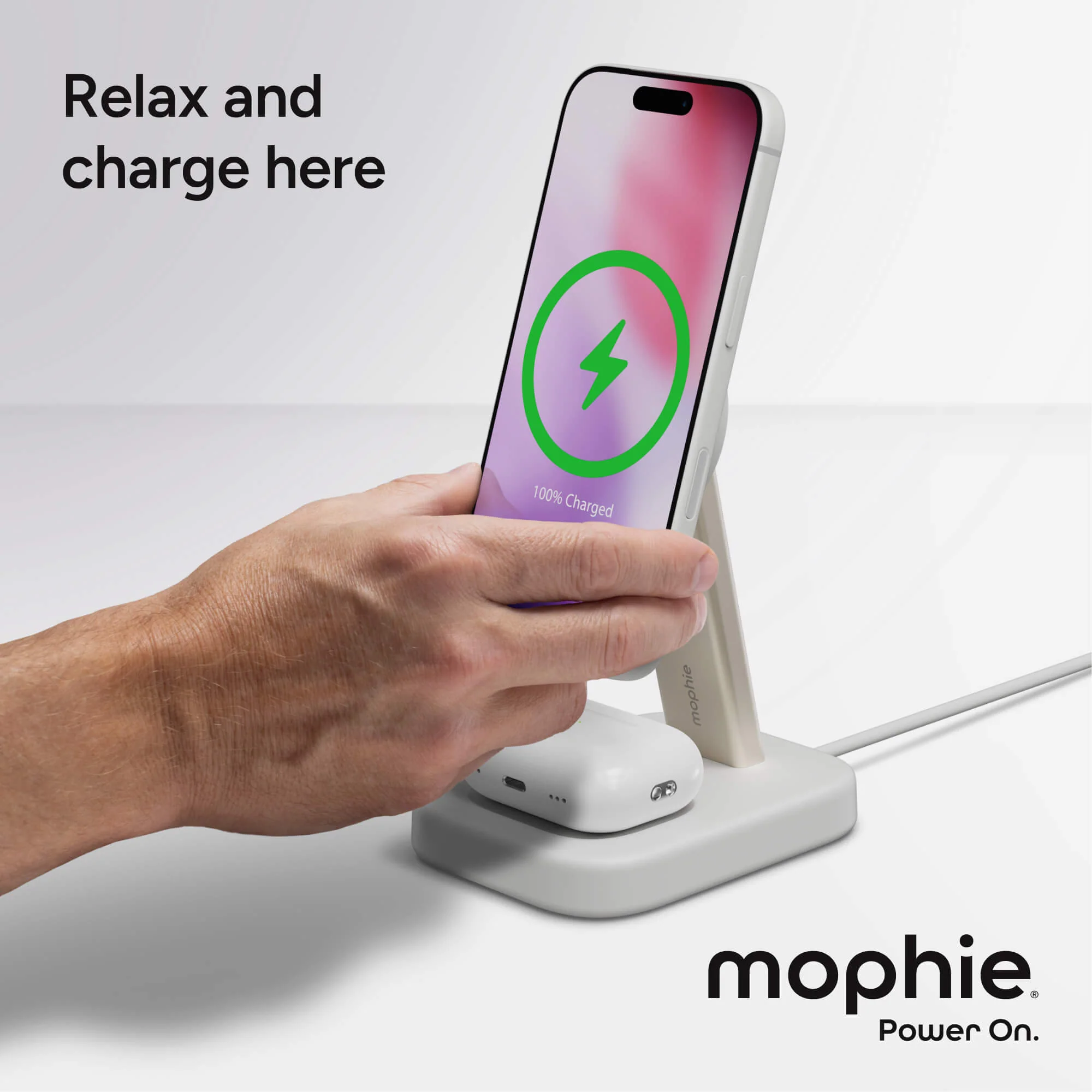 2-in-1 Wireless Charging Stand for AirPods - Image 11