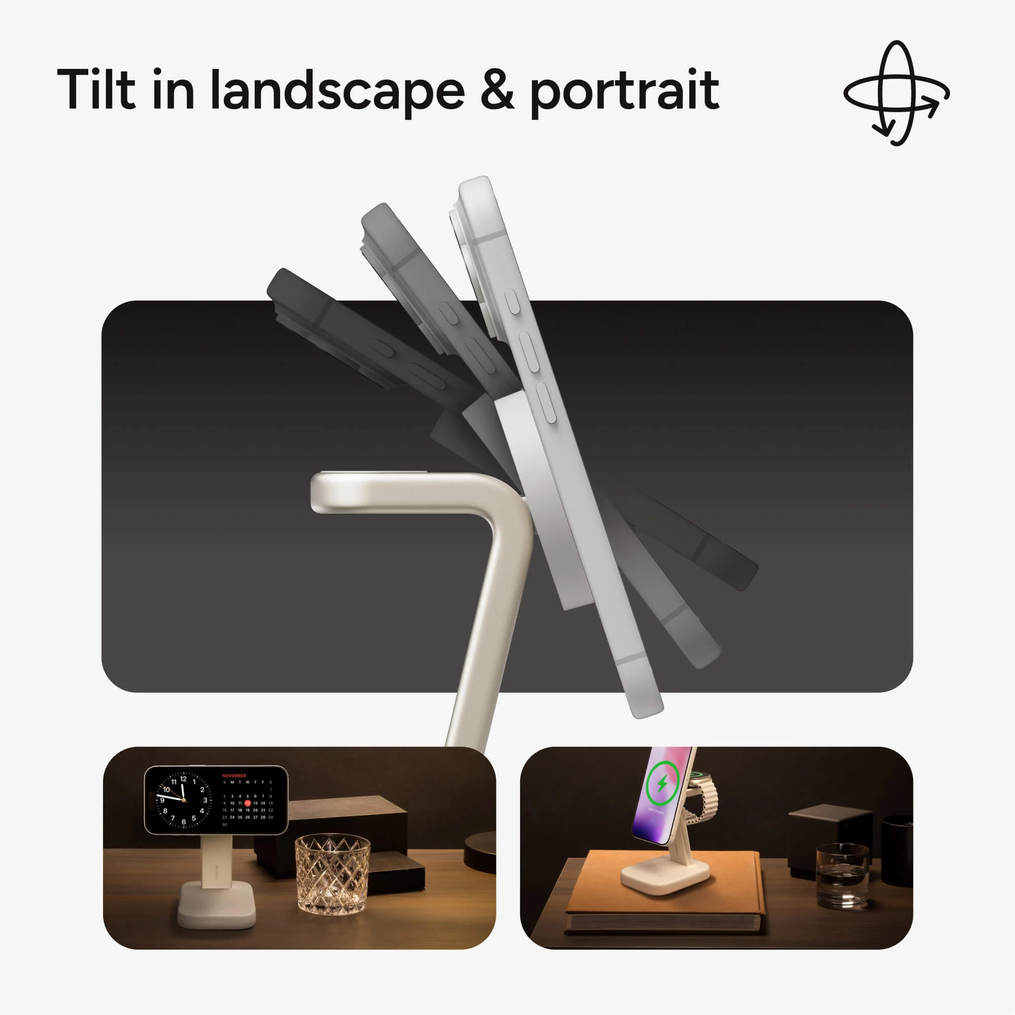 2-in-1 Wireless Charging Stand for Watch - Image 5