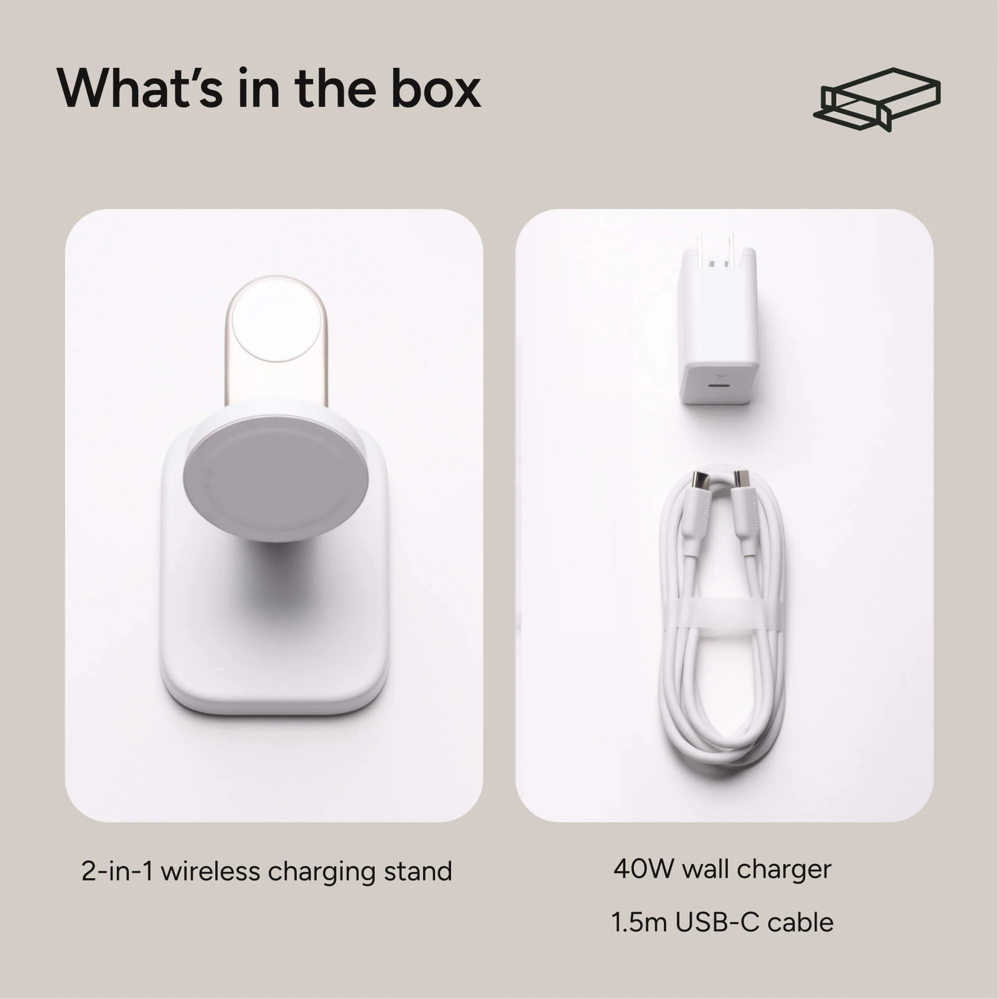 2-in-1 Wireless Charging Stand for Watch - Image 9