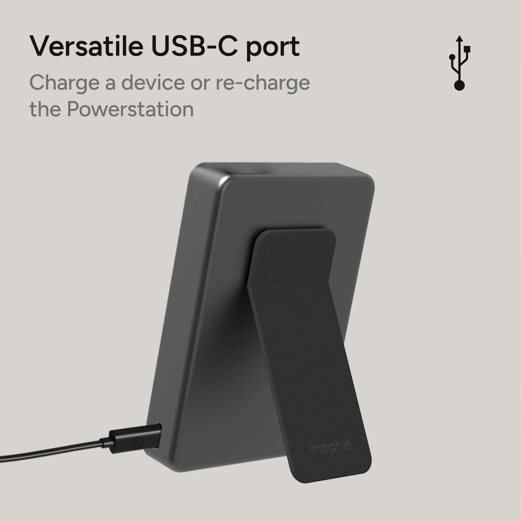 Slim Wireless 10K Powerstation - Power Bank with Stand - Image 8