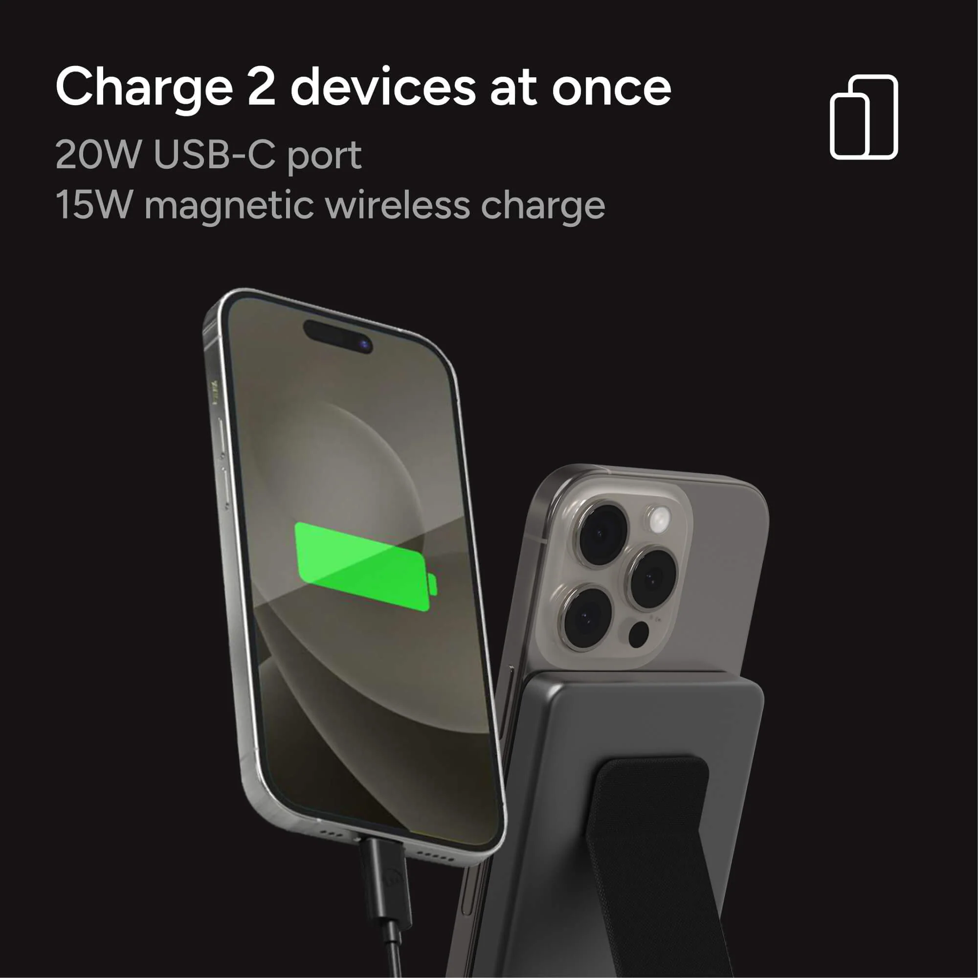 Slim Wireless 5K Powerstation - Power Bank with Stand - Image 4